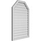 Ekena Millwork Octagonal Top Surface Mount PVC Gable Vent w/ 2"W x 1-1/2"P Brickmould Frame, 28"W x 42"H GVPOT28X4202SF - alternate 5